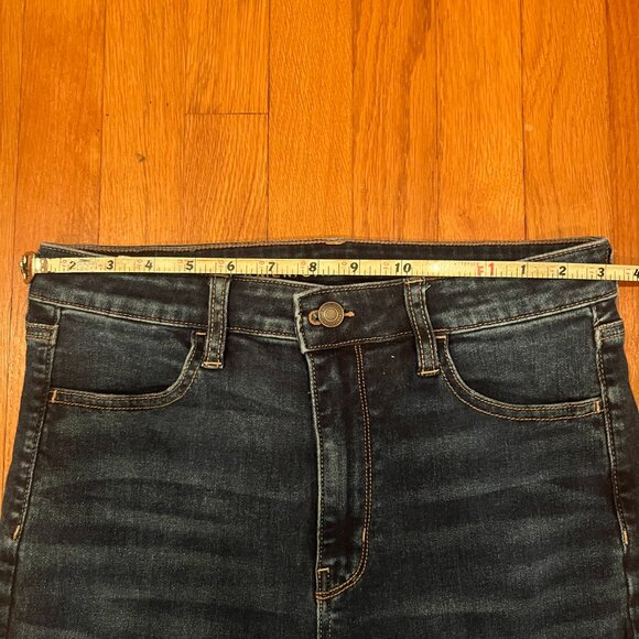 AE Next Level Stretch Dark Wash Ripped Skinny Jean (Size 10 Short) - Picture 2 of 5